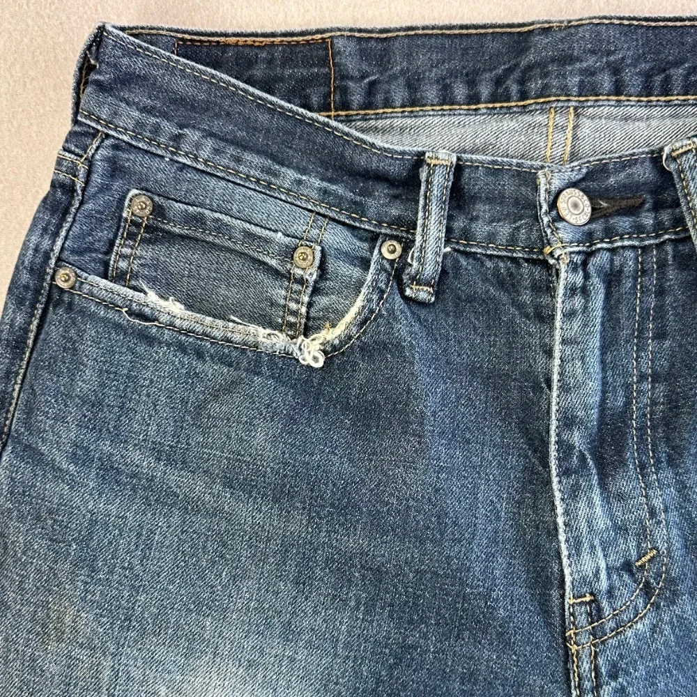 Levi's Jean Shorts‎ 559 Mens 30 Blue Faded Denim Cut-Off Jorts Retro 90s Y2K Dad